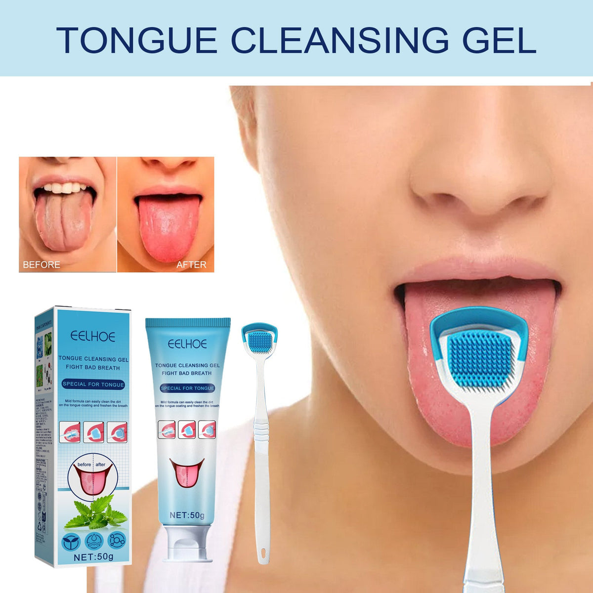 Oral Cleansing Gel 50g-box Tri Light Beauty