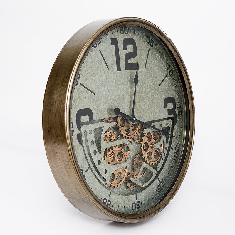 Creative Metal Gear Wall Clock PearlNestDecor.com