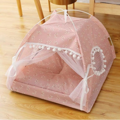 Semi-enclosed pet bed Pets Fashion