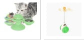 Cat Rotating Windmill Multi-Function Toys Itch Scratching Device Teeth Shining Toy Pets Fashion