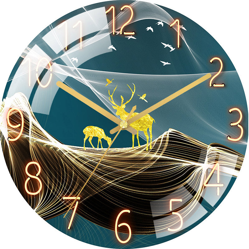 Living Room Home Wall Clock Creative Fashion PearlNestDecor.com