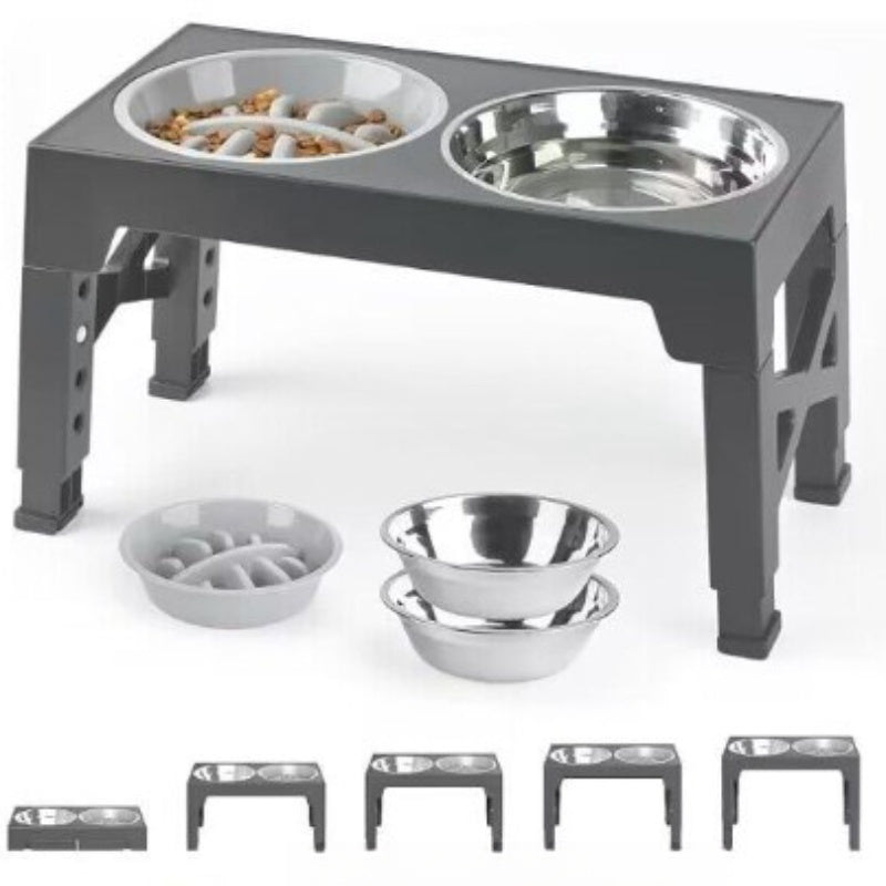 Pet Lifting Feeding Bowl Neck Protection Anti-tumble Medium Large Dog Dedicated Pets Fashion