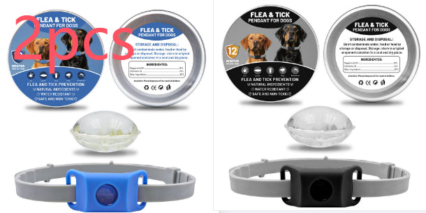 Pet Insect Repellent Button Collar Capsule Suit Pets Fashion