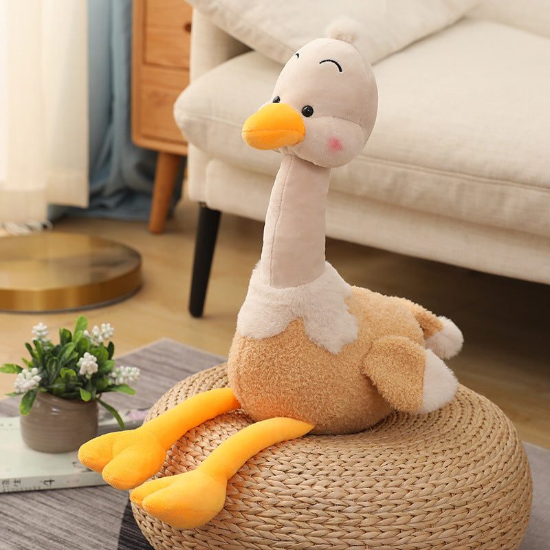 A Girl's Heart Flamingo Plush Toy Ugly Cute Duck Doll LadyShow.Store