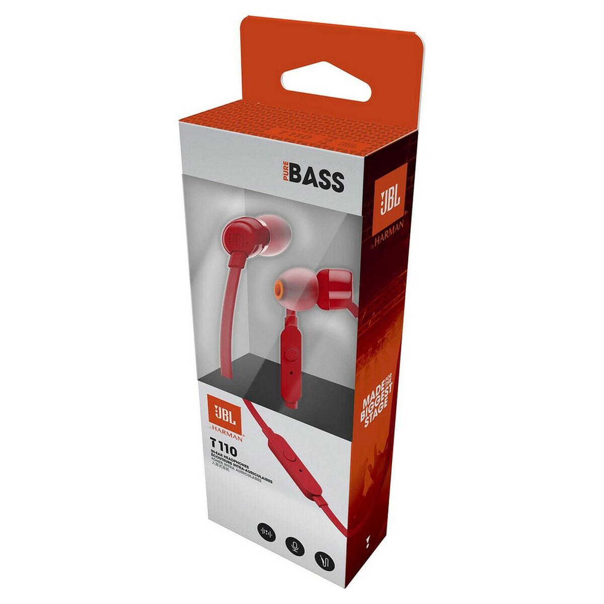 Headphones with Microphone JBL T110 LuxuryLifeWay Online Store