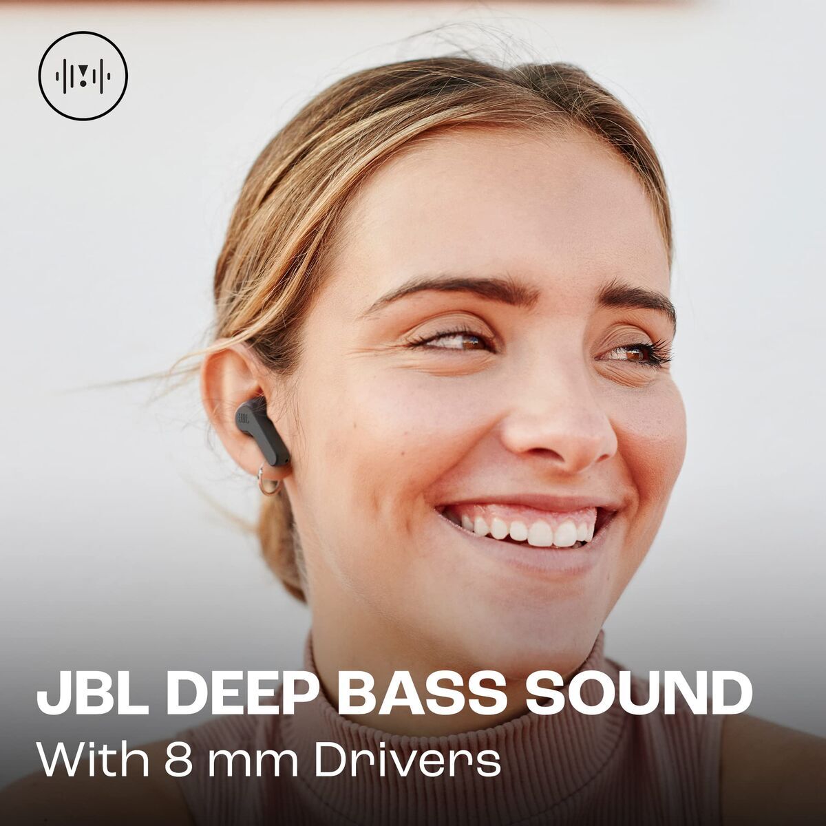 Headphones JBL Wave Beam Black LuxuryLifeWay Online Store