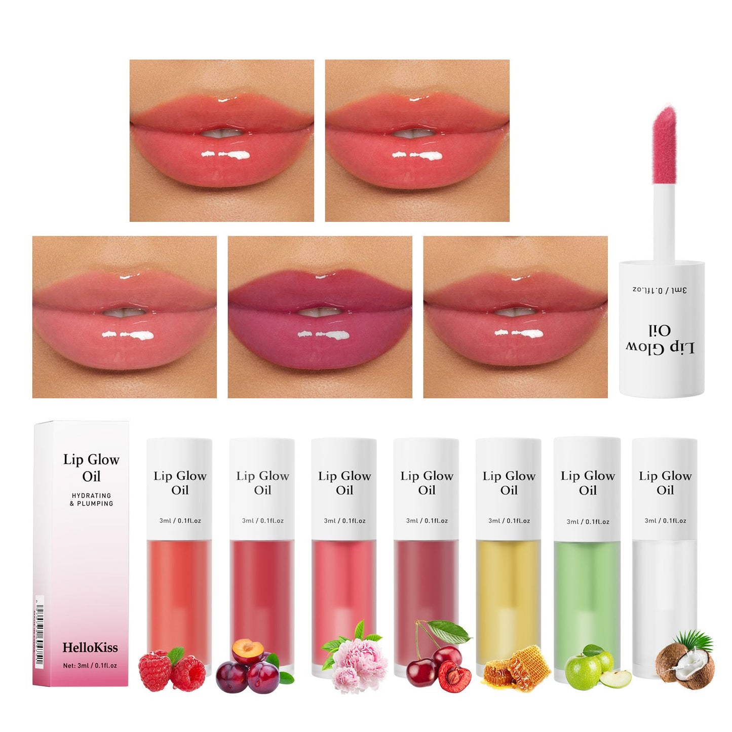 Water Light Moisturizing Fruit Flavor Lip Gloss LadyShow.Store