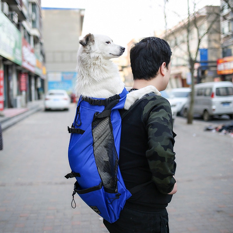 Pet Dog Carrier Bag Carrier For Dogs Backpack Out Double Shoulder Portable Travel Backpack Outdoor Dog Carrier Bag Travel Pets Fashion