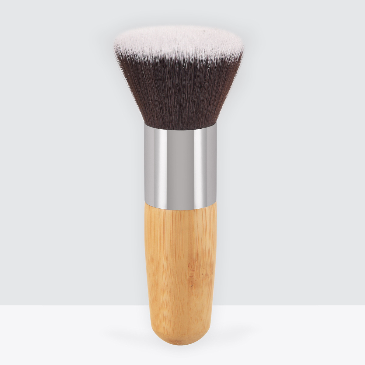 Women's Bamboo Handle Flat Makeup Brush LadyShow.Store