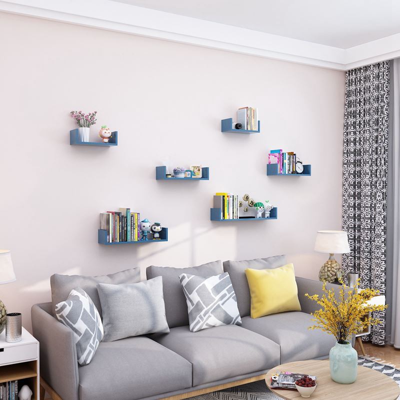 Wooden Wall Hanging Shelves Living Room Decor PearlNestDecor.com