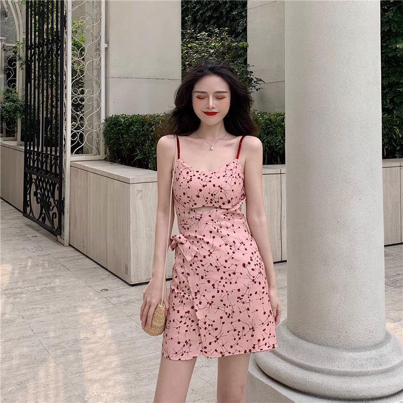 Fairy Floral Sling Dress NorixaFashion.com