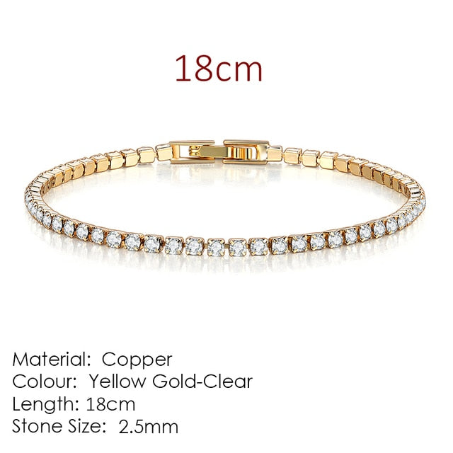 Fashion Multicolor Tennis Bracelet for Women Pi-Mart