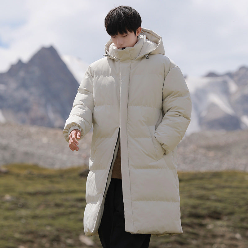 Mid-length Cotton Clothing Men's Thick Warm Jacket Best YouTube Store