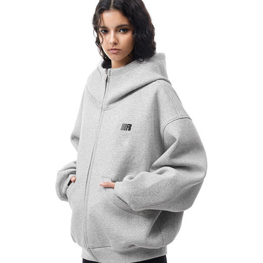 Heavyweight High-neck Air-layer Hooded Sweatshirt Best YouTube Store