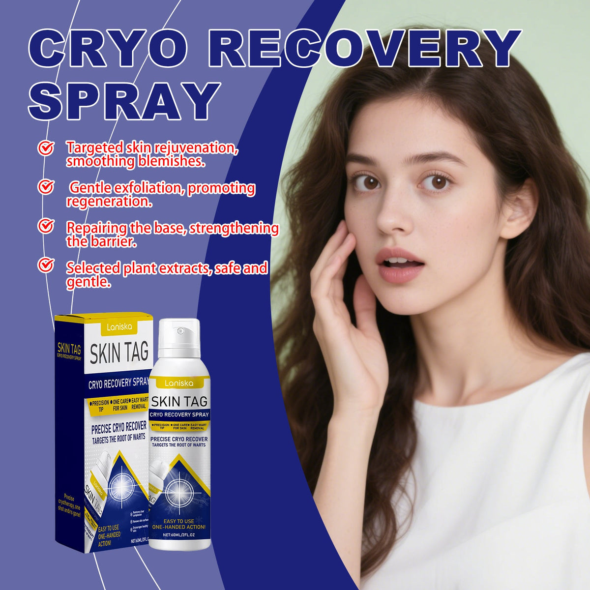 Skin Purifying And Rejuvenating Spray 60ml Box Tri Light Beauty