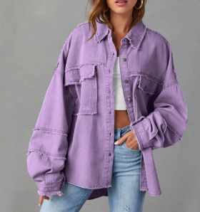 Comfortable Long Summer Jacket and Denim Coat (Single Item) Pi-Mart