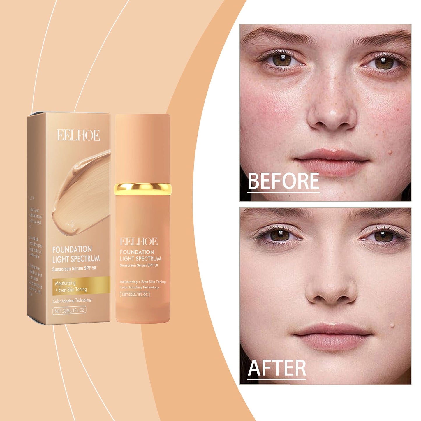 Concealing Color-Changing Foundation 30ml Tri Light Beauty