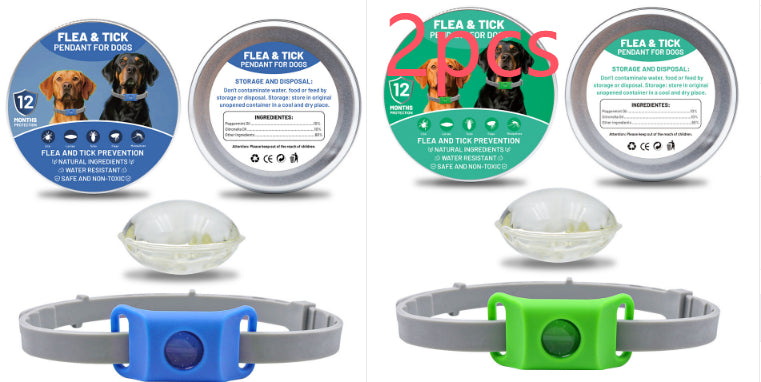 Pet Insect Repellent Button Collar Capsule Suit Pets Fashion