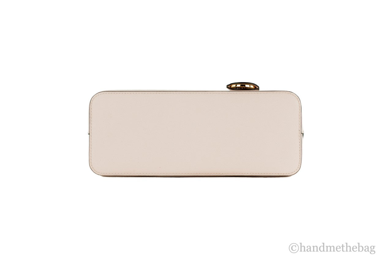Michael Kors Jet Set Travel Medium Powder Blush Leather Dome X Cross Satchel Bag LadyShow.Store