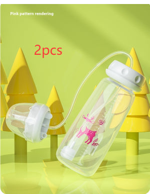Baby Hand-free Standard Diameter 240ml Feeding Bottle LadyShow.Store