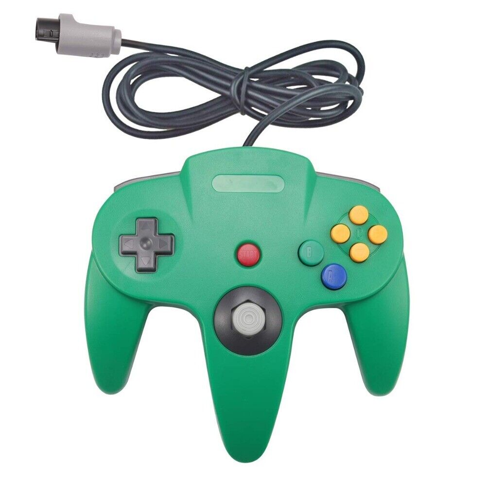 New Wired Controller Joystick Compatible With Nintendo 64 N64 Video Game Console Pi-Mart