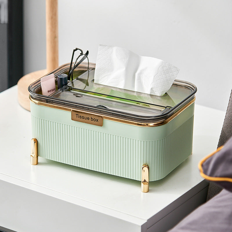 Light Luxury Tissue Box Tissue Paper Household Nordic Simple Storage Best YouTube Store