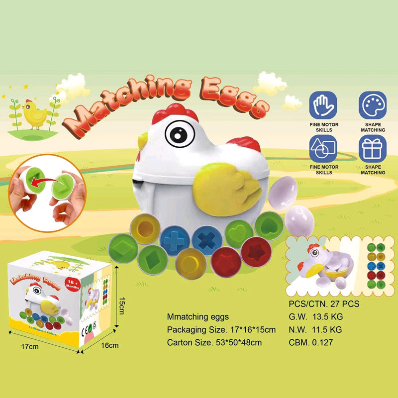 Cross-Border Baby Toy Smart Egg for Color and Shape Learning LuxuryLifeWay Online Store