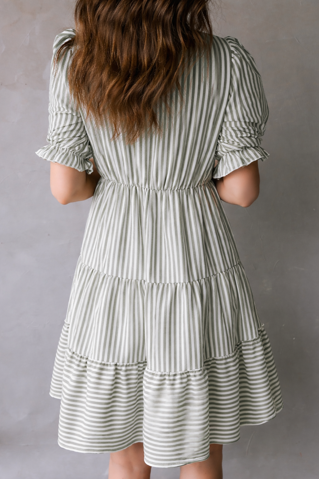 Bailey Sleeve Tiered Flattering Dress LuxuryLifeWay Online Store