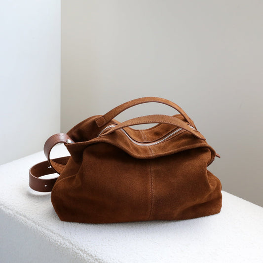 Womens Matte Commuter Tote Crossbody Bag LadyShow.Store