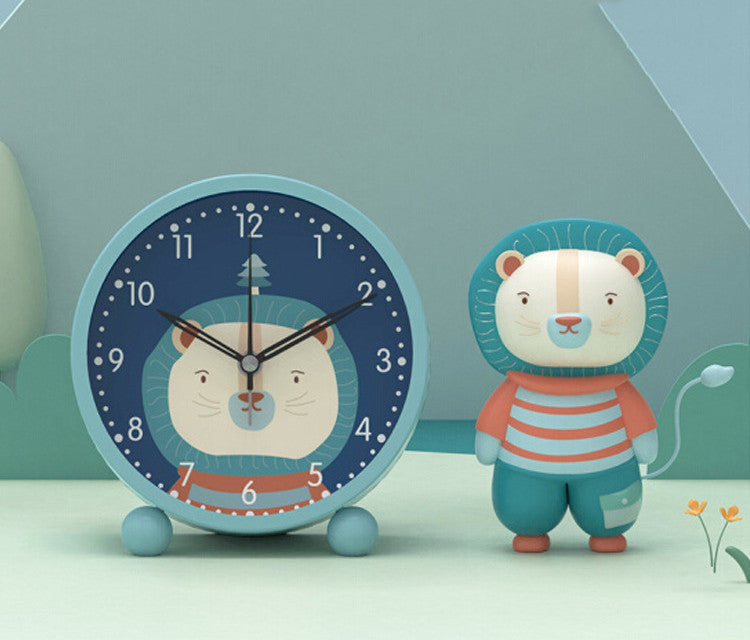 Bag Hair Help Mute Cartoon Small Alarm Clock Luminous Clock Dinosaur Cute Rabbit Bedroom Cute Alarm Clock Best YouTube Store