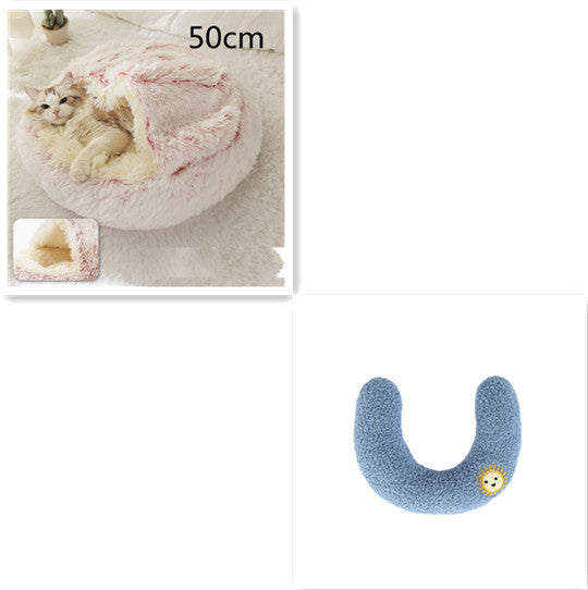 2-in-1 Plush Pet Bed Pets Fashion