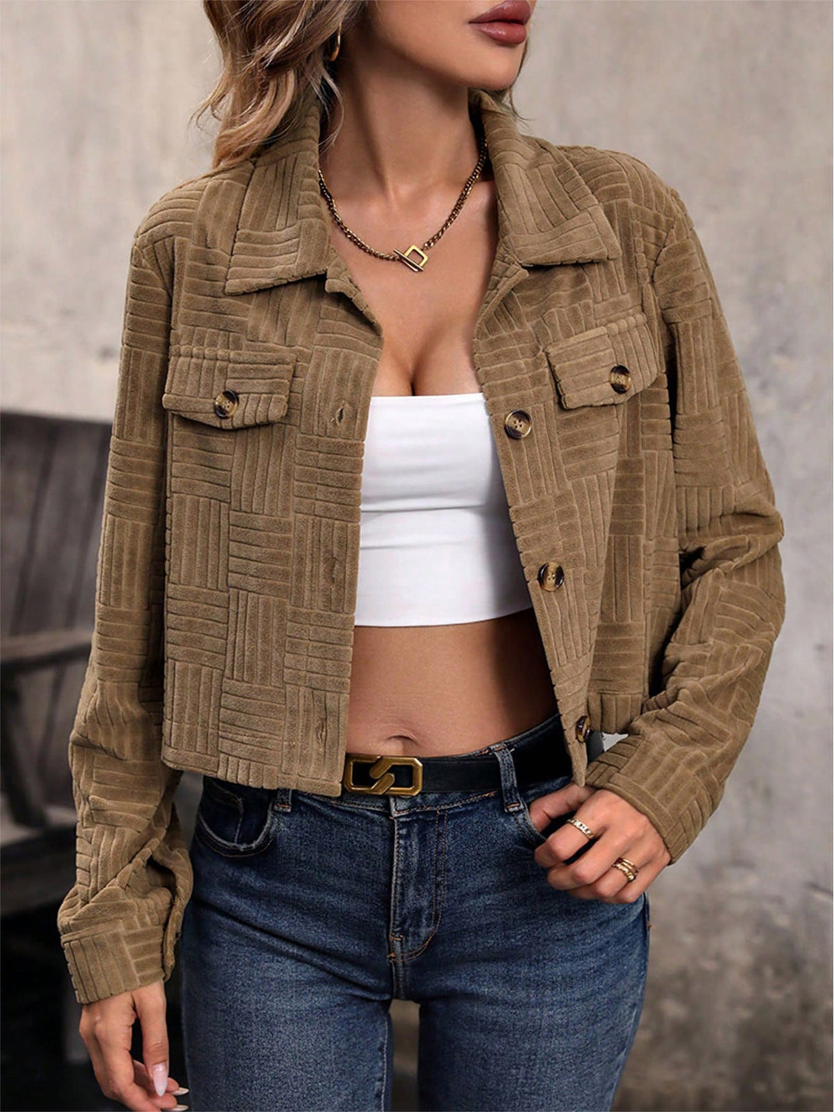 2026 Autumn New Coat European And American Cross-Border Exclusive Women's Clothing American Retro Versatile Casual Jacket For Women NorixaFashion.com