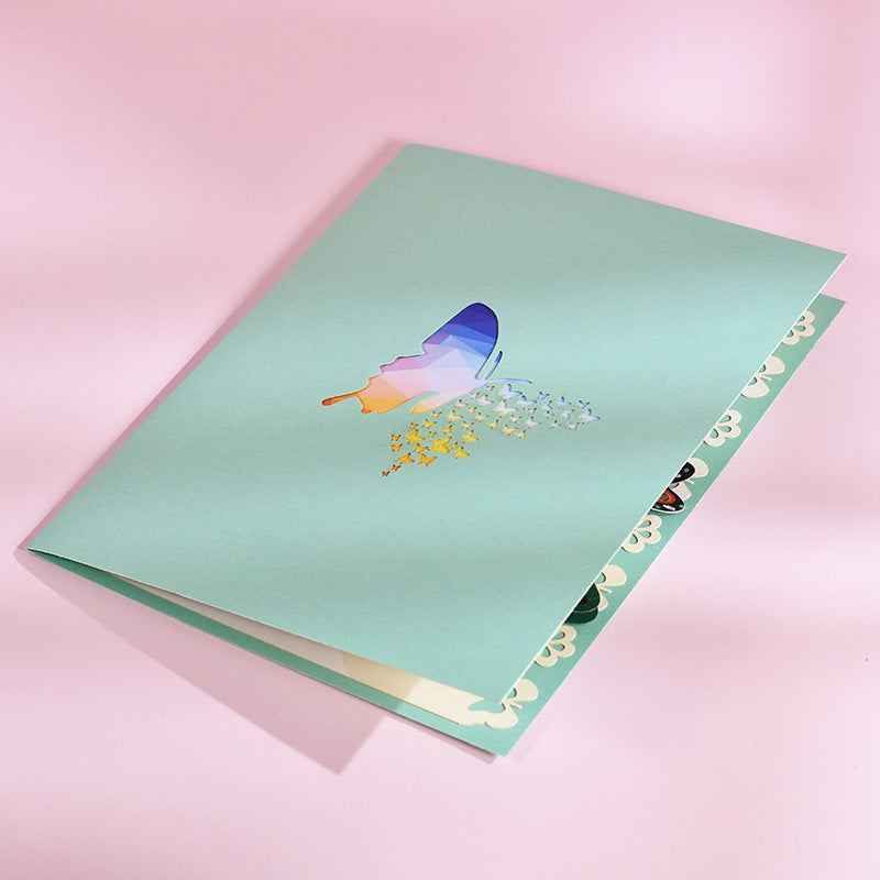Butterfly Pop-Up Greeting Cards for Mother's Day Gift LadyShow.Store