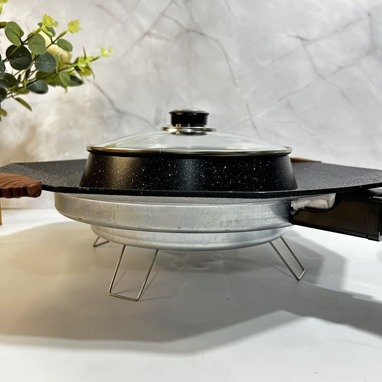 Multi-Function Electric Grill and Hot Pot Cooker Best YouTube Store