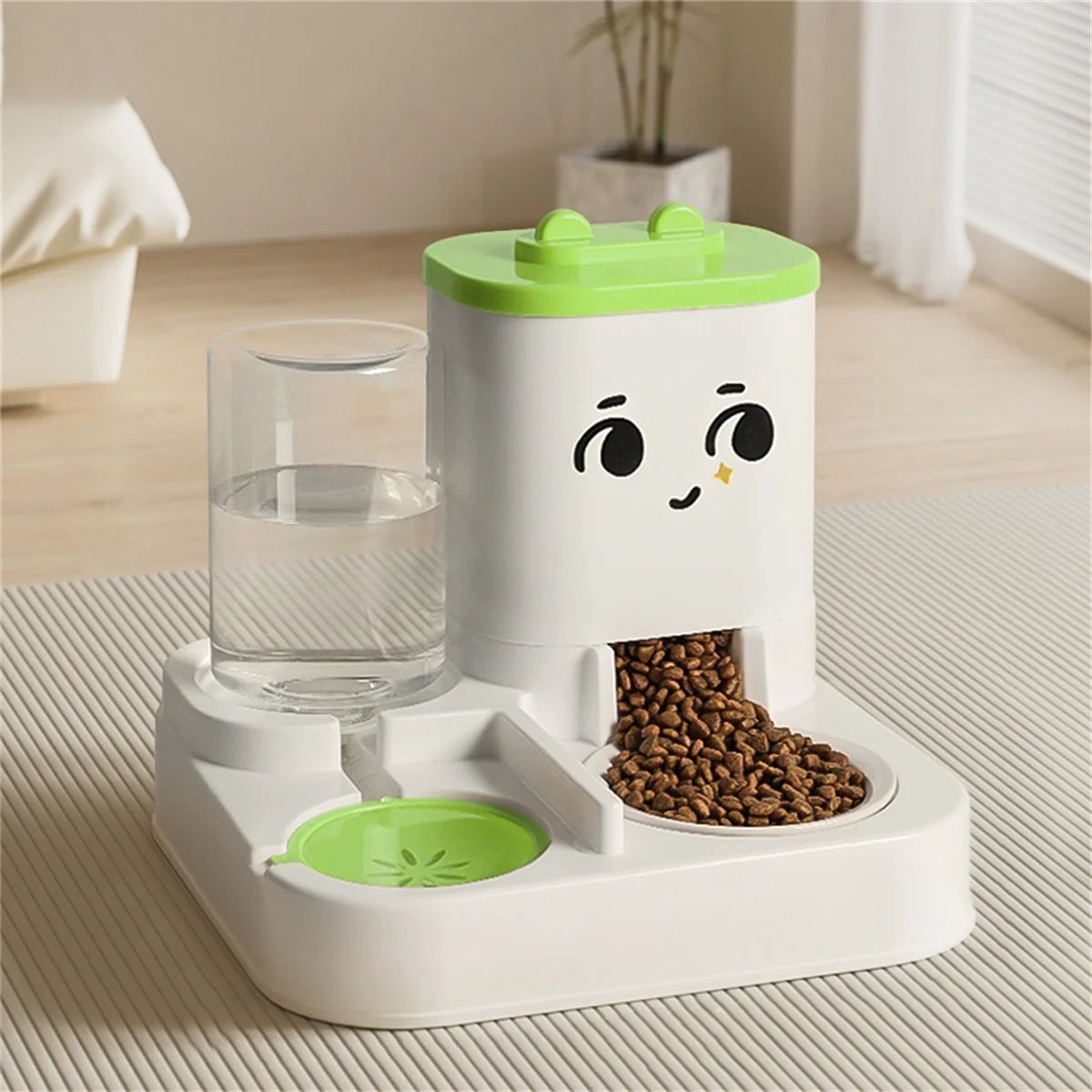 Pet Cartoon Feeding And Watering Dispenser With Large Capacity - Universal Cat And Dog Bowls For Pets Pets Fashion
