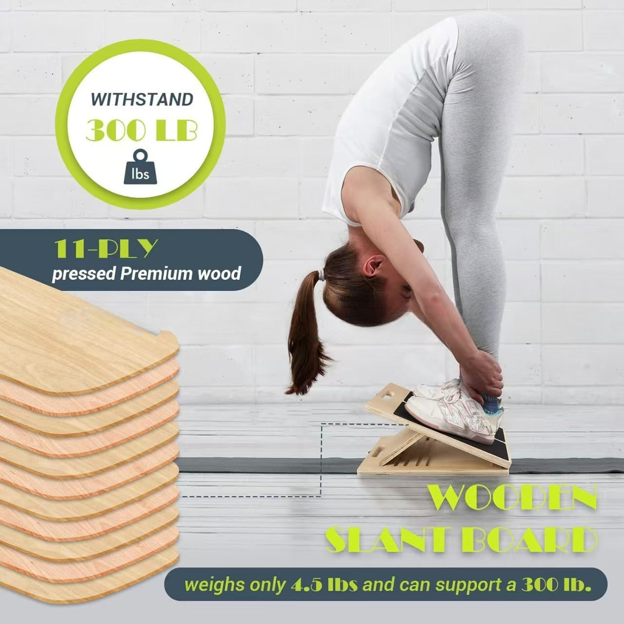 Portable Calf Stretcher Incline Step Pi-Mart