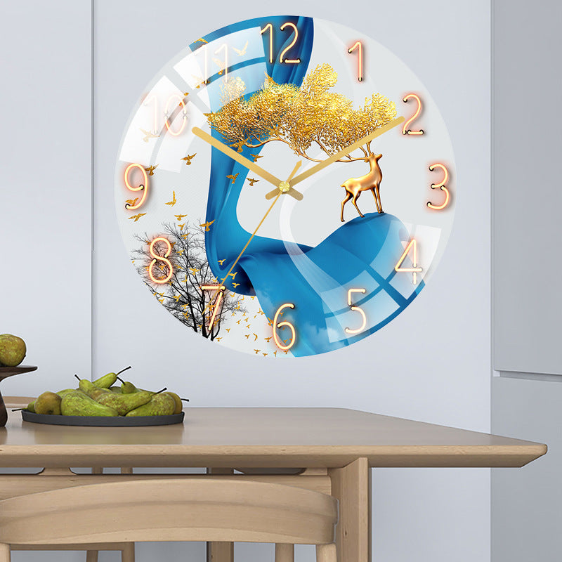 Living Room Home Wall Clock Creative Fashion PearlNestDecor.com