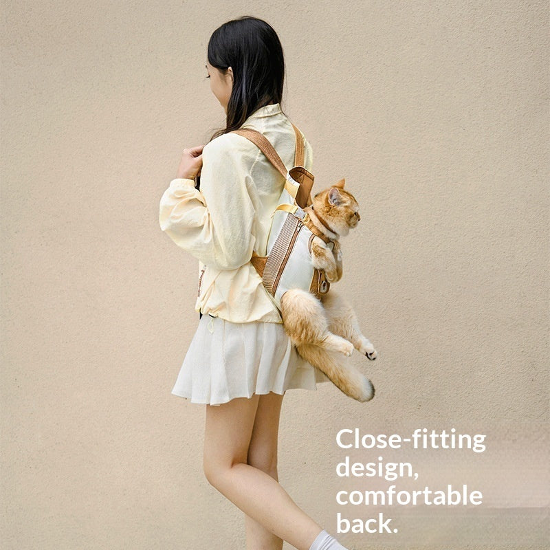 Pet Outdoor Portable Double-Shoulder Dog Bag With Chest Strap Pets Fashion