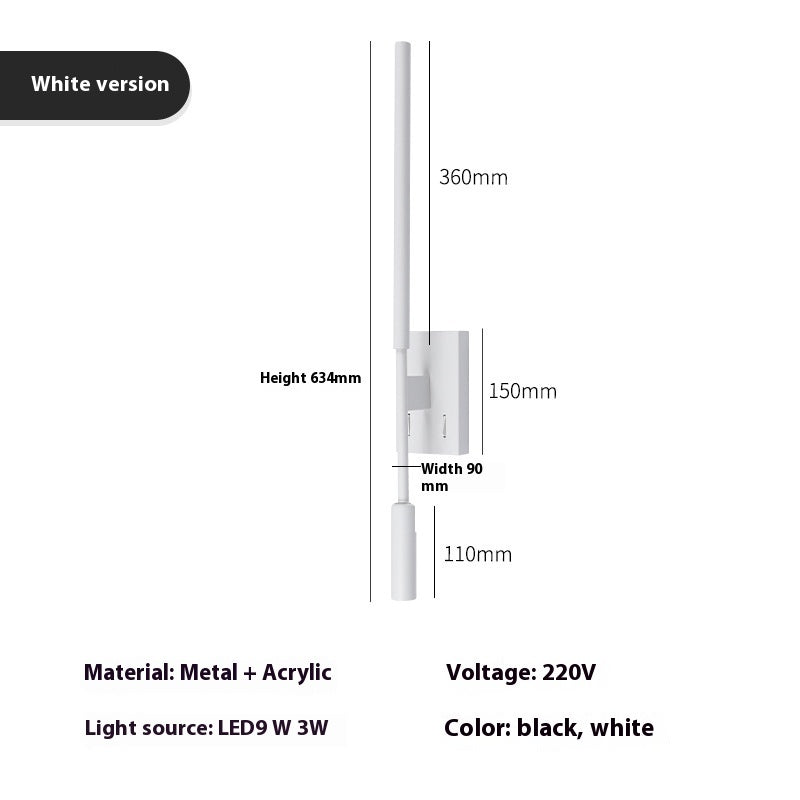 In Stock Minimalist Creative Decorative Moulding Wall Lamp PearlNestDecor.com