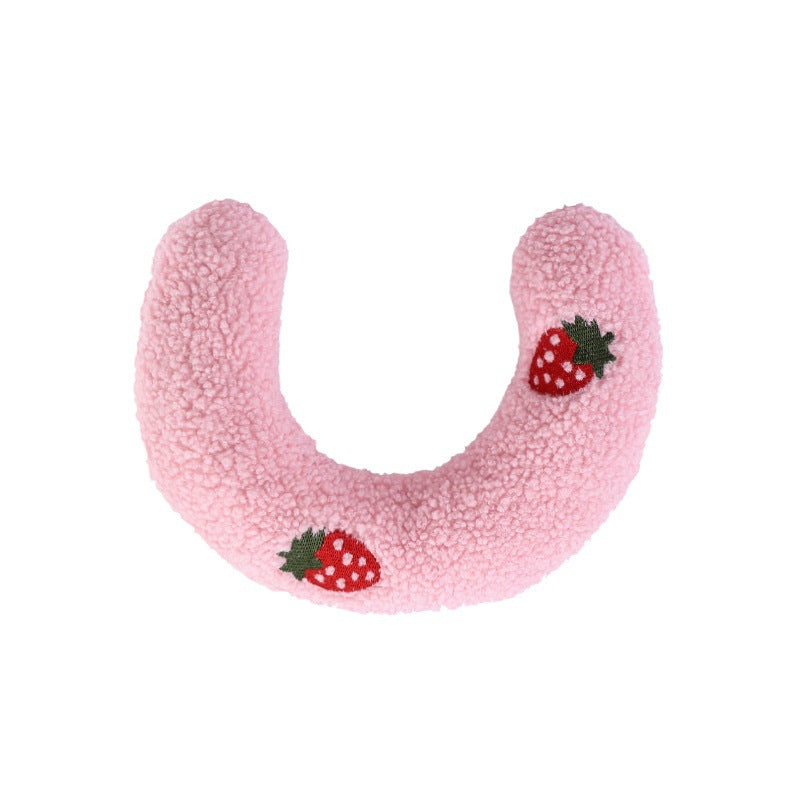 Little Pillow For Cats Fashion Neck Protector Deep Sleep Puppy U-Shaped Pillow Pets Pillow Kitten Headrest Dog Sleeping Pillow Pet Products Pets Fashion