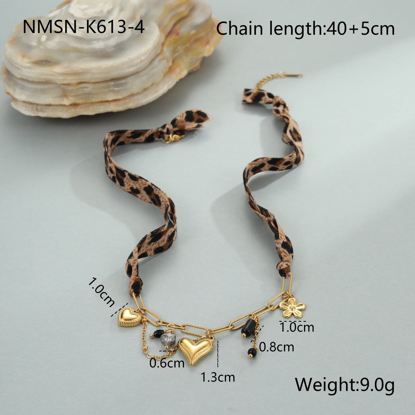 Leopard Series Love Sun Pendant Stainless Steel Ornament LadyShow.Store