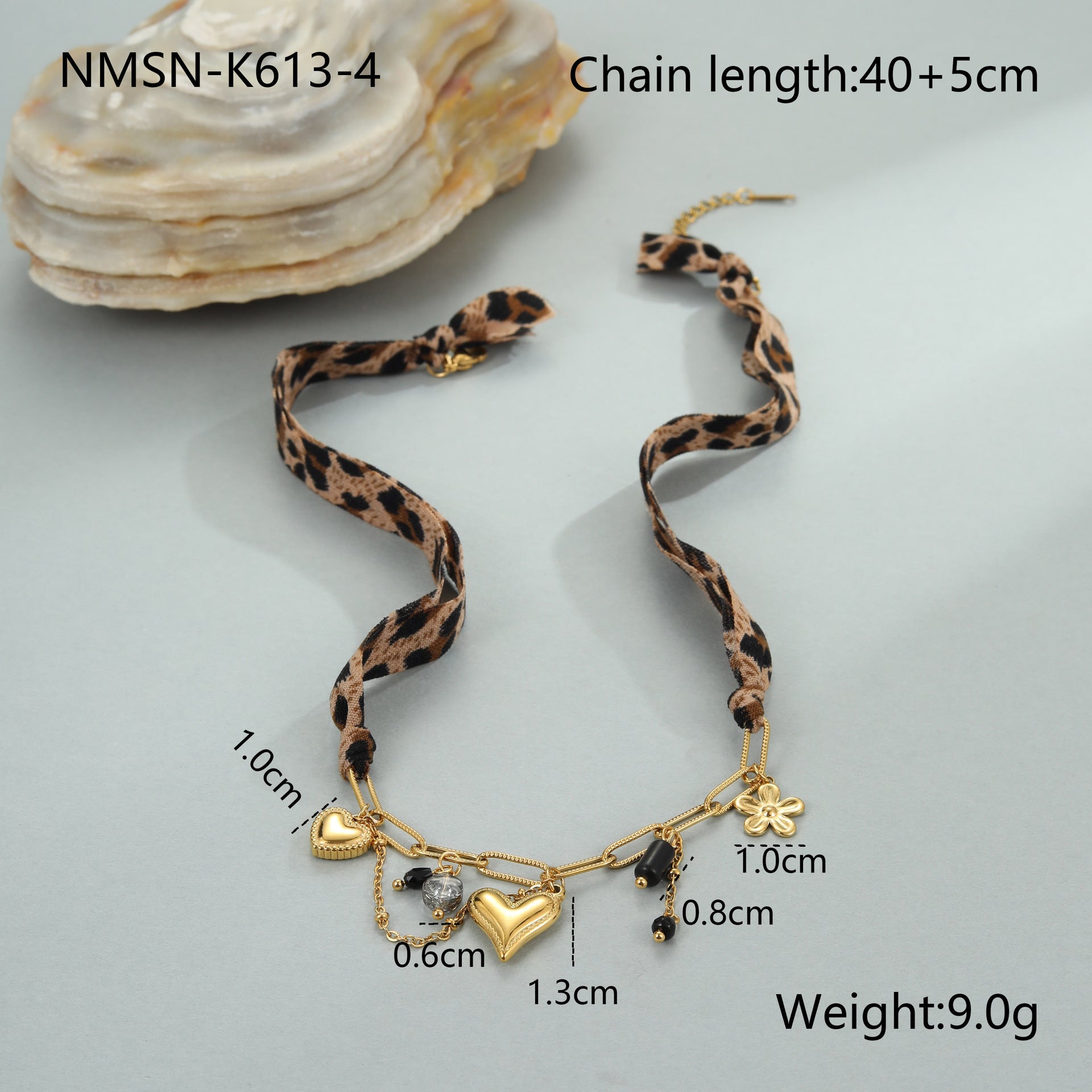 Leopard Series Love Sun Pendant Stainless Steel Ornament LadyShow.Store