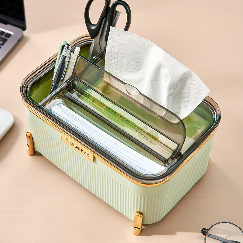 Light Luxury Tissue Box Tissue Paper Household Nordic Simple Storage Best YouTube Store