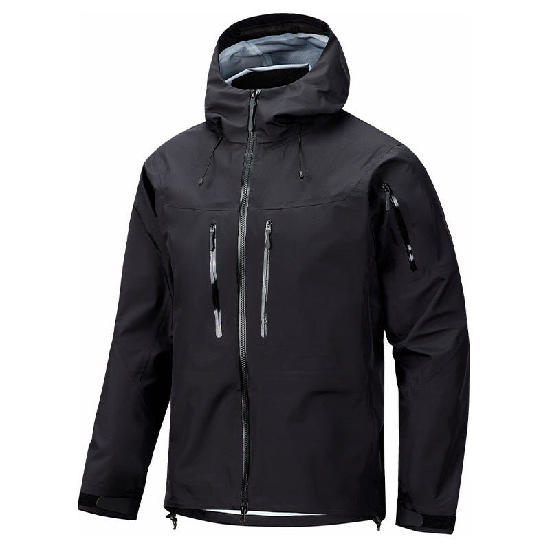 Men's Waterproof Hard Shell Jacket for Spring Hiking Pi-Mart