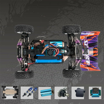 Eachine EAT14 RTR Several Battery 1/14 2.4G 4WD 75km/h Brushless RC Car Vehicles Upgraded 144001 Metal Chassis Proportional Model Toys LuxuryLifeWay Online Store
