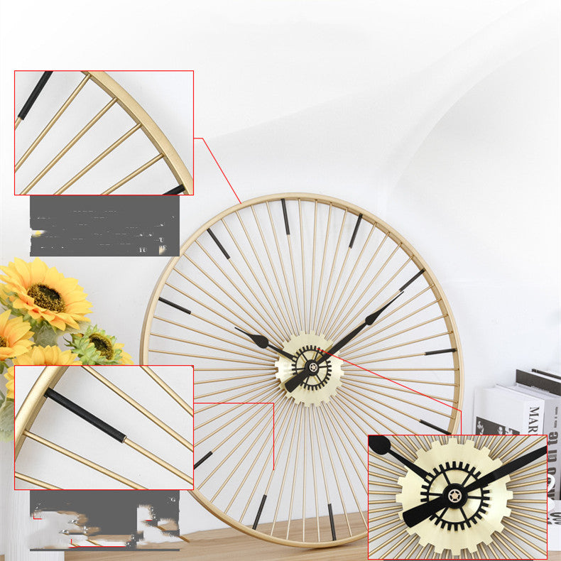 Nordic Creative Wall Clock European Luxury PearlNestDecor.com