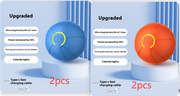 Pets Electric Jumping Ball Automatic Dog-teasing Luminous Pet Products Pets Dogs Training Products Ball Toys For Dogs Resistance Pets Fashion