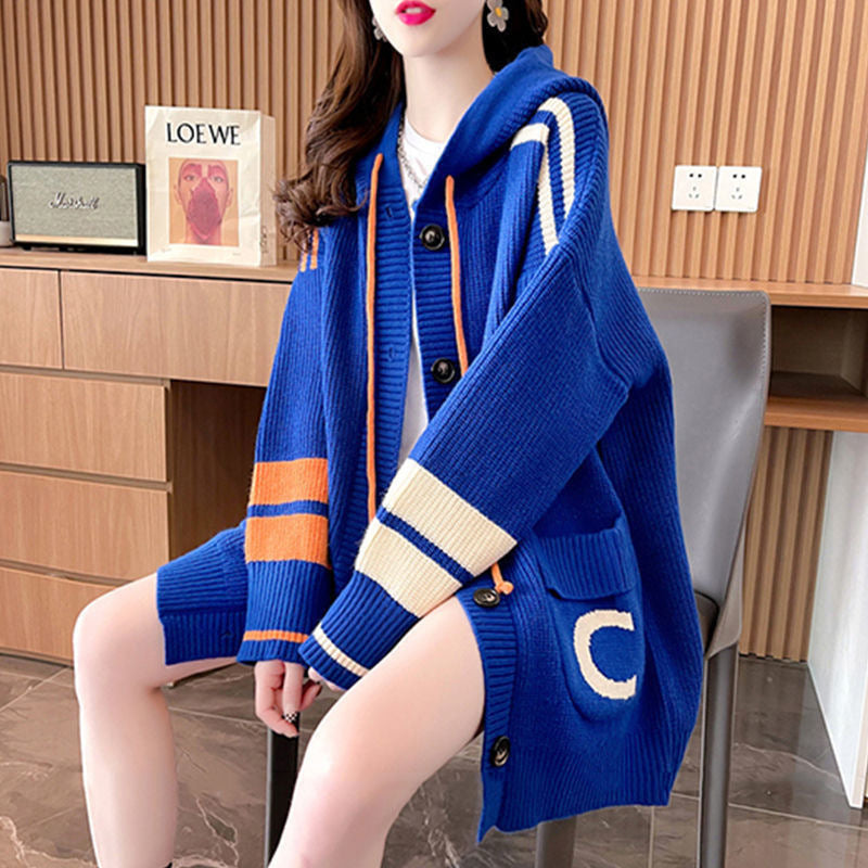 Idle Style Hooded Sweater Cardigan For Women LuxuryLifeWay Online Store