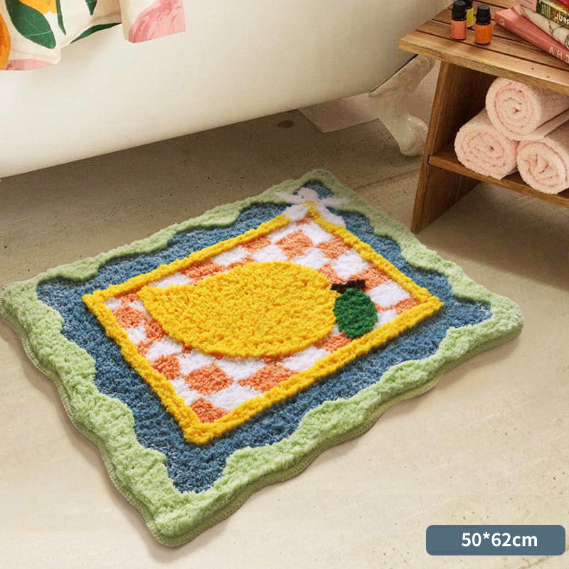 Bathroom Absorbent Floor Mat Anti Slip Foot Ins