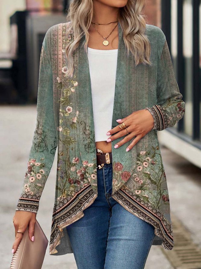 Shawl Small Suit Cardigan Outer Wear Ethnic Style LadyShow.Store